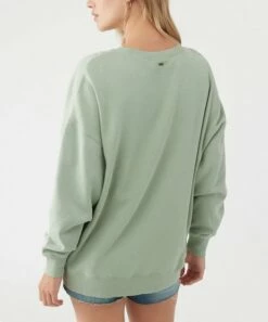 Best Pirce 👍 O'Neill Sage Stripe-Accent Choice Sweatshirt - Juniors 🔥 -O'Neill Sales zu110751841 alt 2 tm1671207857