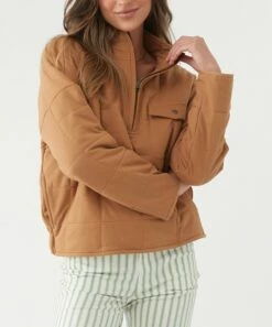 Hot Sale 🤩 O'Neill Camel Pocket Mable Pullover - Juniors 🔔 -O'Neill Sales zu110751844 alt 4 tm1671207857