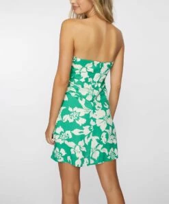 Outlet 🔥 O'Neill Kelly Green Floral Kona Halter 👗 Dress - Juniors ✔️ -O'Neill Sales zu110760320 alt 1 tm1671207857