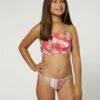 Cheap 🌟 O'Neill Red Floral Stripe Stella Ruched High-Neck 👙 Bikini - 👧 Girls 🥰 2 Cheap 🌟 O'Neill Red Floral Stripe Stella Ruched High-Neck 👙 Bikini - 👧 Girls 🥰 -O'Neill Sales zu111277600 main tm1671560778