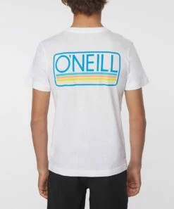Deals ✔️ O'Neill White Headquarters Logo Crewneck Tee - Boys 🎁