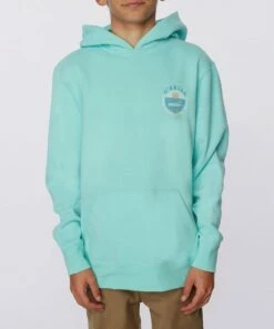 Cheap ⌛ O'Neill Turquoise Fifty-Two Scenic Logo Hoodie - Boys 💯