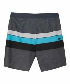 Cheapest 👍 O'Neill Gray & Blue Stripe Hyperfreak Heist Boardshorts - Boys 🎉 -O'Neill Sales zu111283864 alt 2 tm1671560778