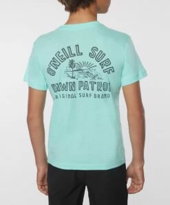 Cheap 🤩 O'Neill Turquoise Dawn Patrol Logo Crewneck Tee - Boys 🧨 -O'Neill Sales zu111284468 alt 3 tm1671560778