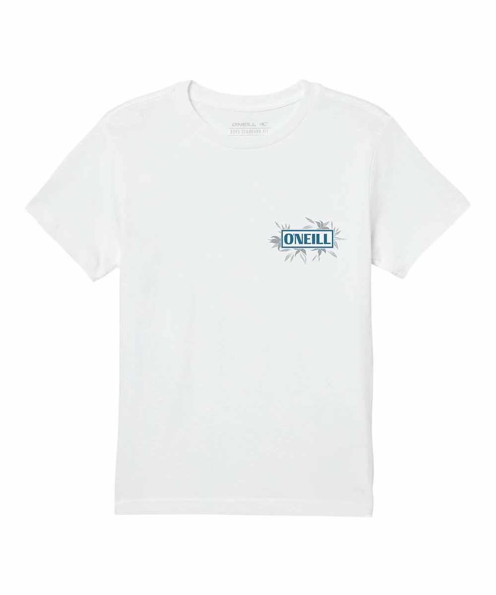 Top 10 🤩 O'Neill White Yabro Logo Crewneck Tee - Boys 👍 6 Top 10 🤩 O'Neill White Yabro Logo Crewneck Tee - Boys 👍 - Image 4