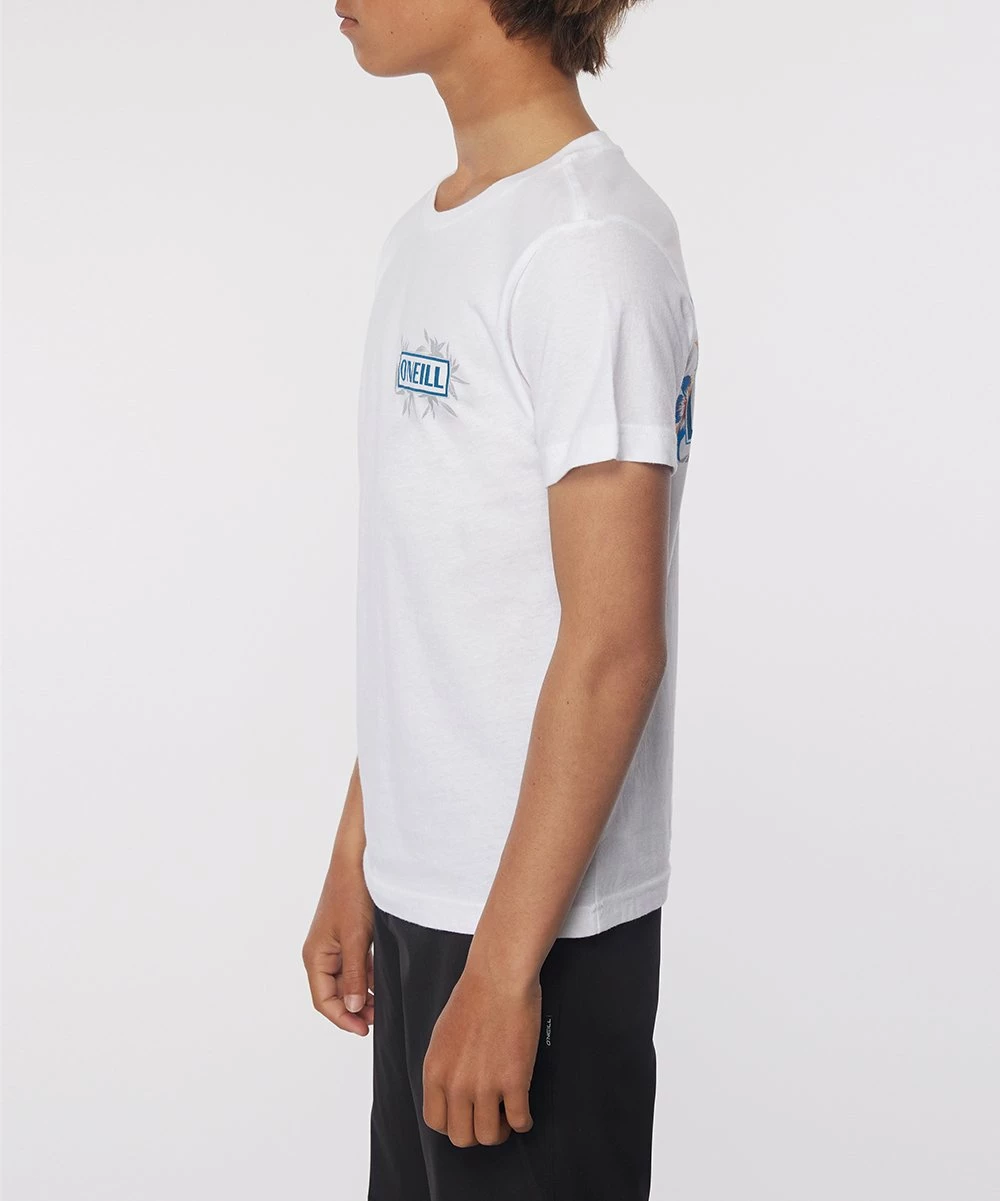 Top 10 🤩 O'Neill White Yabro Logo Crewneck Tee - Boys 👍 7 Top 10 🤩 O'Neill White Yabro Logo Crewneck Tee - Boys 👍 - Image 5
