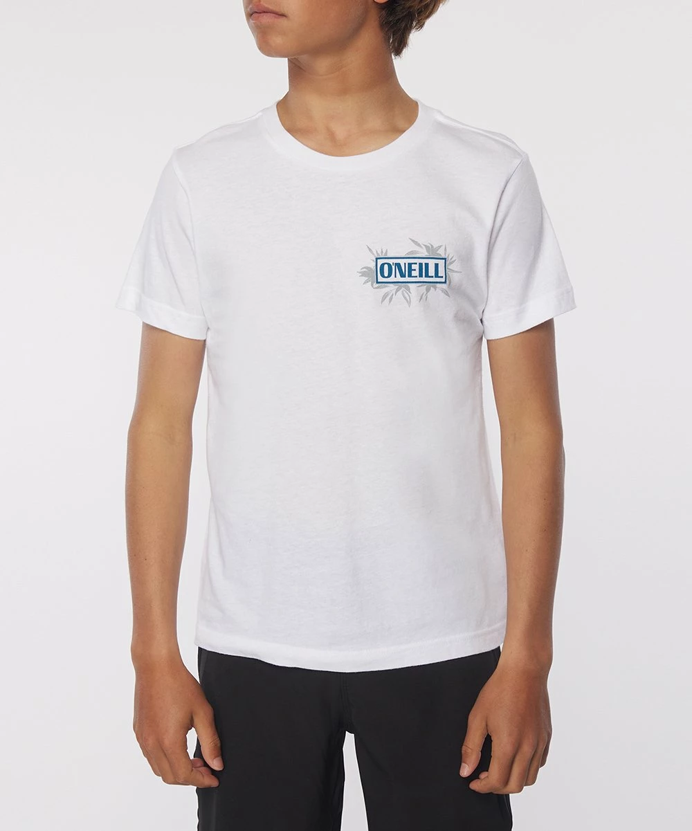 Top 10 🤩 O'Neill White Yabro Logo Crewneck Tee - Boys 👍 3 Top 10 🤩 O'Neill White Yabro Logo Crewneck Tee - Boys 👍