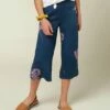 Coupon 😀 O'Neill Dark Blue Floral Piña Gaucho Pants - 👧 Girls 🌟 -O'Neill Sales zu88590561 alt 4 tm1597425584