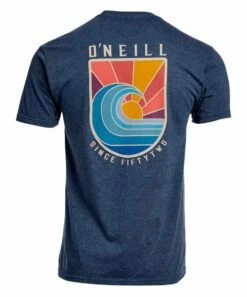 Coupon 🥰 O'Neill Navy Heather Surf Side Tee - Men 👍